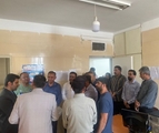 بازدید رئیس شبکه بهداشت ودرمان داراب از مرکز خدمات جامع سلامت اعراب چگینی